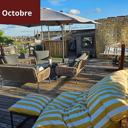 Penthouse Terrasse & Rooftop בורדו